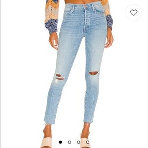 The Stunner Ankle Fray MOTHER jeans